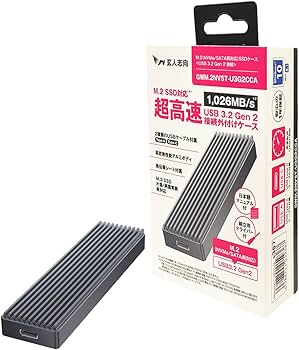 Amazon | 玄人志向 M.2 NVMe SSD ケース USB3.2 Gen2 接続 NVMe